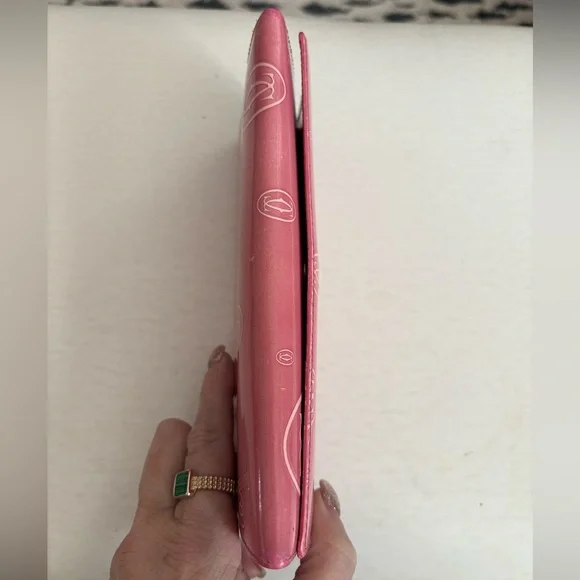 Cartier Pink Happy Birthday Monogram Long Patent Leather Wallet - Picture 5 of 11